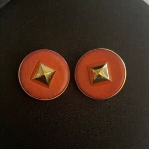 Hermes Gold Clip-On Earrings